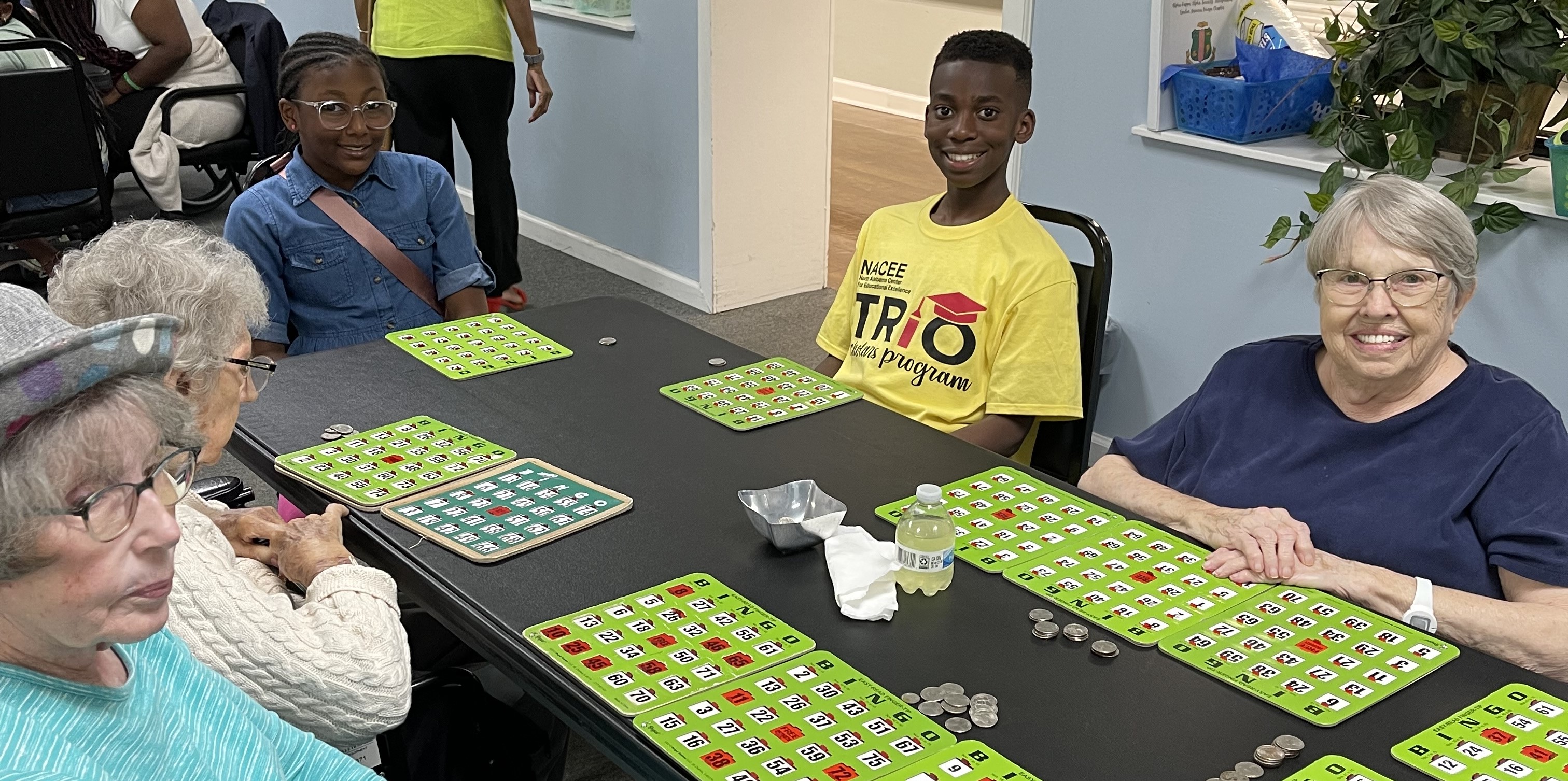 YLI Students Bring Joy with Games at Senior Living Facility