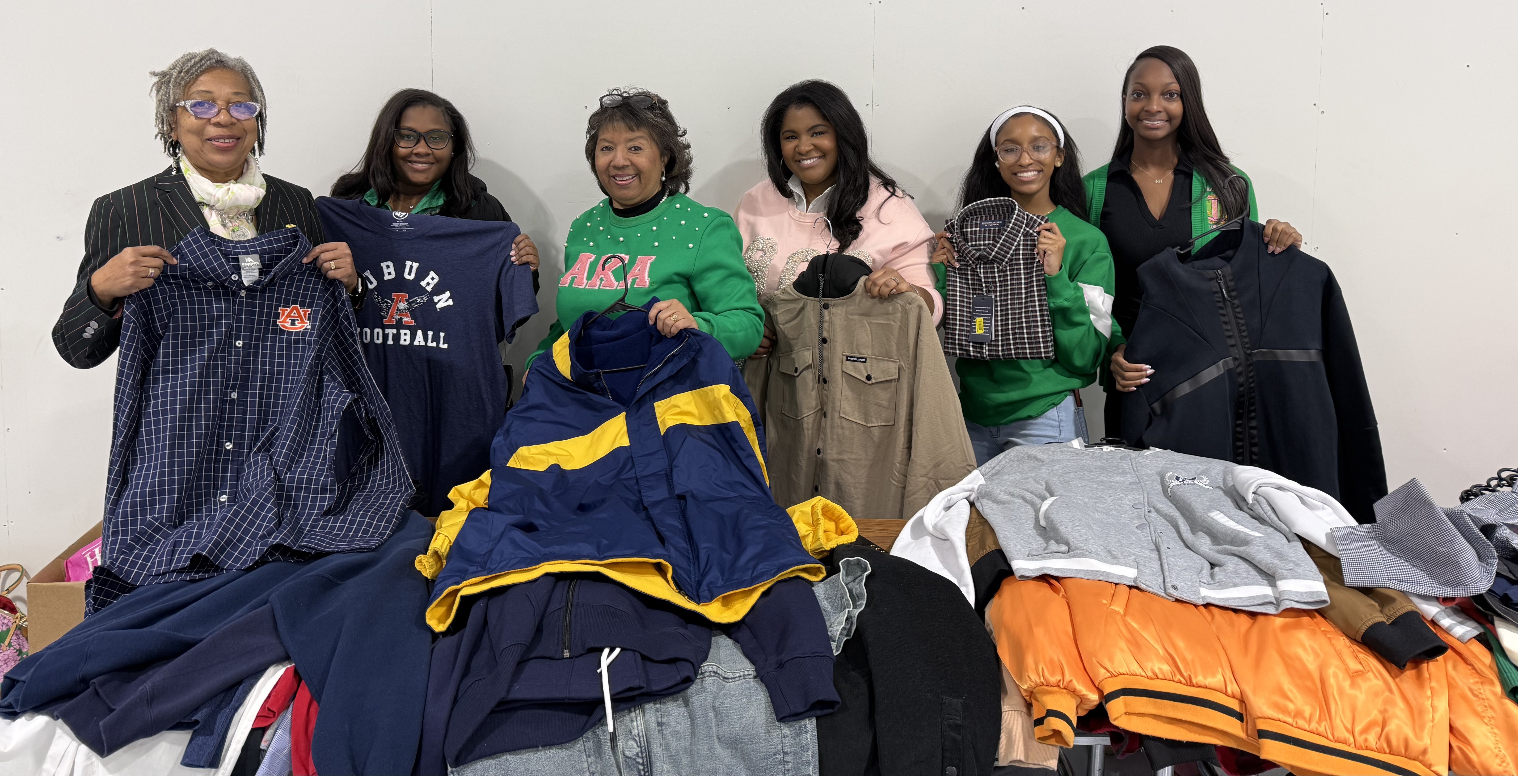 Coats and Clothing Provided to Harris Home for Boys