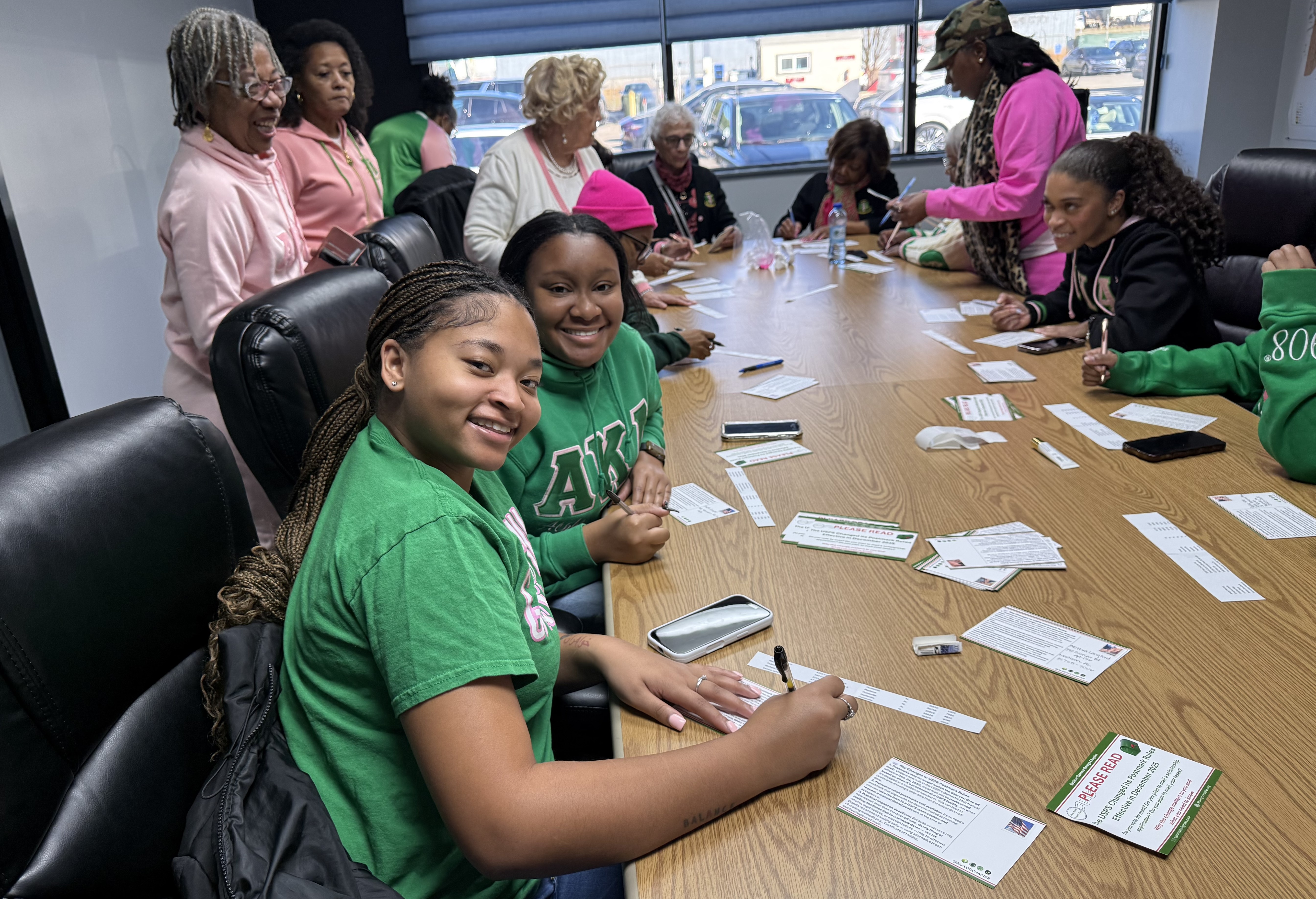 advocate for social justice-letter writing about postmarking